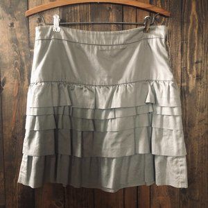 Warm Grey 100% Cotton Skirt